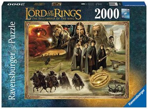 Afbeelding van het spelletje Lord Of The Rings - Fellowship Of The Ring Puzzel (2000 stukjes)