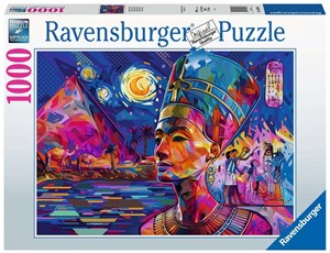 Afbeelding van het spel Nefertiti bij de Nijl Puzzel (1000 stukjes)