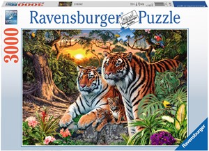 Ravensburger Verstopte Tijgers Puzzel 3000 Stukjes ravensburger kopen in de aanbieding
