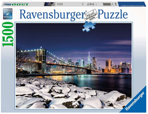 Afbeelding van het spel Winter in New York Puzzel (1500 stukjes)