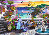 Santorini Sunset Puzzel (300 XL stukjes)-2