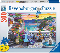 Santorini Sunset Puzzel (300 XL stukjes)