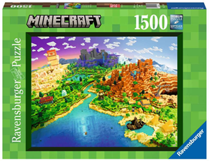 Afbeelding van het spelletje Minecraft Wereld Puzzel (1500 stukjes)