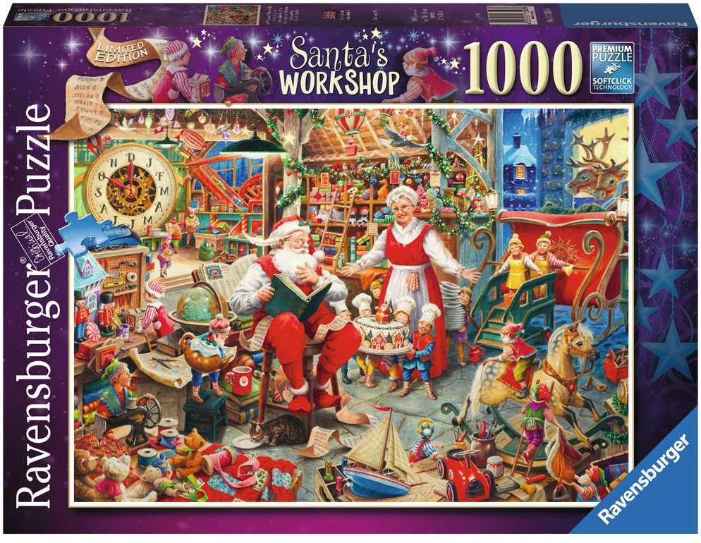 ik ben ziek Roux Raap Santa's Workshop Puzzel (1000 stukjes) - kopen bij Spellenrijk.nl