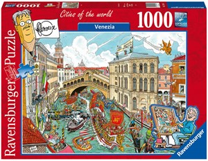 Afbeelding van het spel Fleroux - Venetie Puzzel (1000 stukjes)