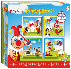 Bambolino Toys Jokie - 4 In 1 Puzzel (Efteling)