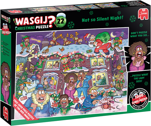 Wasgij Christmas 22 - Niet zo'n stille nacht! Puzzel (2x 1000 stukjes)