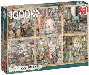 Afbeelding van het spel Anton Pieck - De Arbeidslieden Puzzel (1000 stukjes)