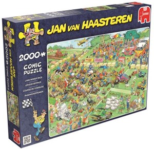 Jumbo Jan Van Haasteren Grasmaaierrace Puzzel 2000 Stukjes jumbo kopen in de aanbieding