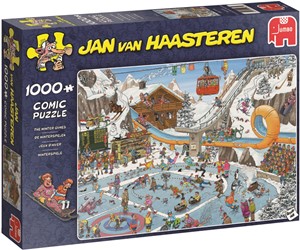 Afbeelding van het spelletje Jan van Haasteren - De Winterspelen Puzzel (1000 stukjes)