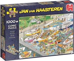 Afbeelding van het spelletje Jan van Haasteren - De Sluizen Puzzel (1000 stukjes)