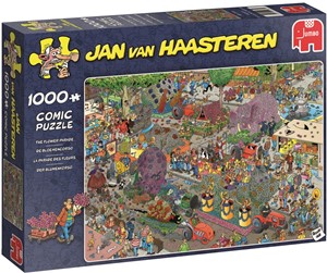 Afbeelding van het spelletje Jan van Haasteren - De Bloemencorso Puzzel (1000 stukjes)