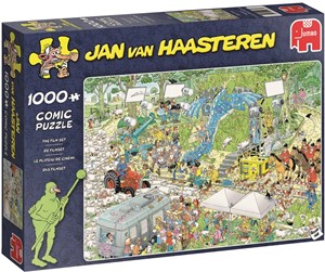 Afbeelding van het spelletje Jan van Haasteren - De Filmset Puzzel (1000 stukjes)