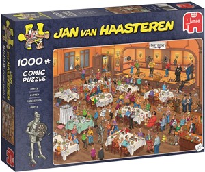 Afbeelding van het spelletje Jan van Haasteren - Darts Puzzel (1000 stukjes)