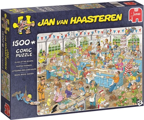Jan van Haasteren - Taarten Toernooi Puzzel (1500 stukjes) (doos beschadigd)