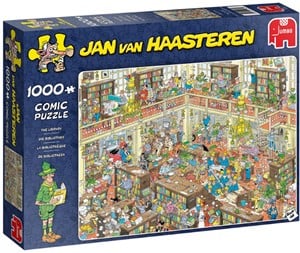 Afbeelding van het spelletje Jan van Haasteren - De Bibliotheek Puzzel (1000 stukjes)