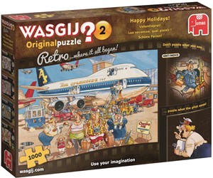 Jumbo Wasgij Original Retro 2 Vakantiepret Puzzel 1000 jumbo kopen in de aanbieding Jumbo Wasgij Original Retro 2 Vakantiepret Puzzel 1000 jumbo kopen in de aanbieding