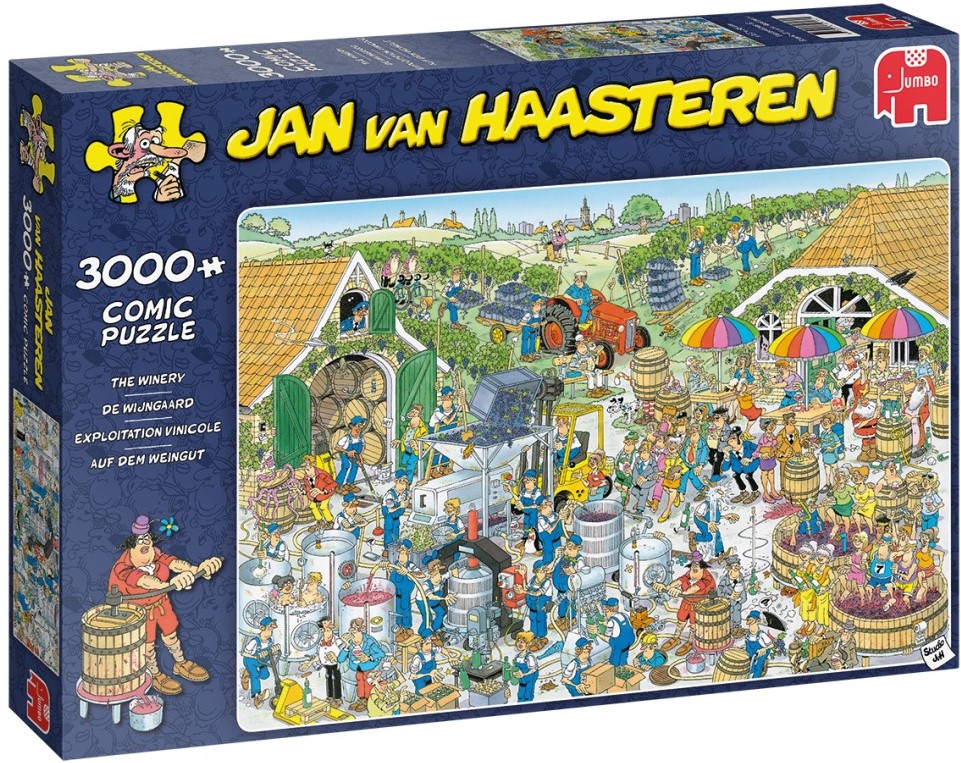 Uitroepteken parachute Maryanne Jones Jan van Haasteren - De Wijnmakerij Puzzel (3000 stukjes) - kopen bij  Spellenrijk.nl
