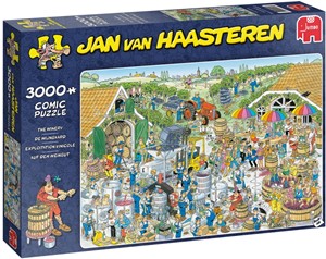Afbeelding van het spelletje Jan van Haasteren - De Wijnmakerij Puzzel (3000 stukjes)