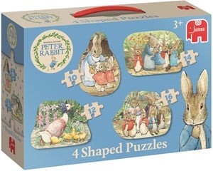 Jumbo Pieter Konijn Vormenpuzzel 4 In 1 jumbo kopen in de aanbieding