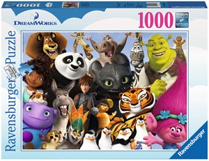 Ravensburger Dreamworks Familie Puzzel 1000 Stukjes ravensburger kopen in de aanbieding Ravensburger Dreamworks Familie Puzzel 1000 Stukjes ravensburger kopen in de aanbieding