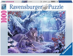Afbeelding van het spel Wolven in de Winter Puzzel (1000 stukjes)