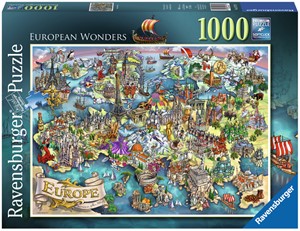 Ravensburger Europese Wonderen Puzzel 1000 Stukjes ravensburger kopen in de aanbieding