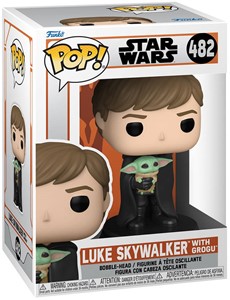 Afbeelding van het spelletje Funko Pop! - Star Wars Luke Skywalker with Grogu #482