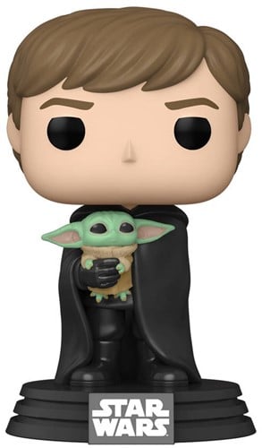 Funko Pop! - Star Wars Luke Skywalker with Grogu #482-2