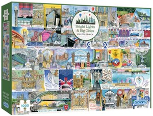 Afbeelding van het spel Bright Lights & Big Cities Puzzel (1000 stukjes)