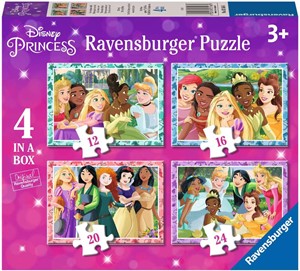 Disney Princess Puzzel (4 in 1)
