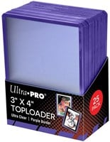 Toploaders Purple Border (25 stuks)