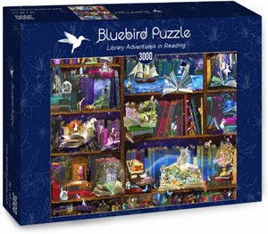 Afbeelding van het spelletje Library Adventures in Reading Puzzel (3000 stukjes)