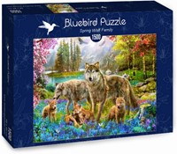 Spring Wolf Family Puzzel (1500 stukjes)