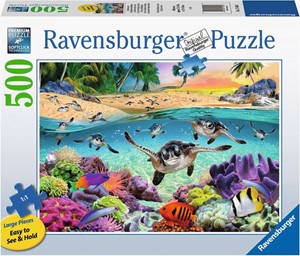 SpellenRijk Baby Zeeschildpadden Puzzel (500 XL stukjes) aanbieding