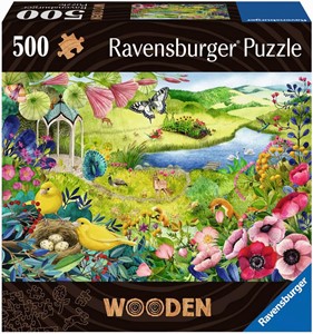 Afbeelding van het spel Houten Puzzel - Wilde Tuin (500 stukjes)