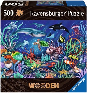 Afbeelding van het spel Houten Puzzel - Onder De Zee (500 stukjes)