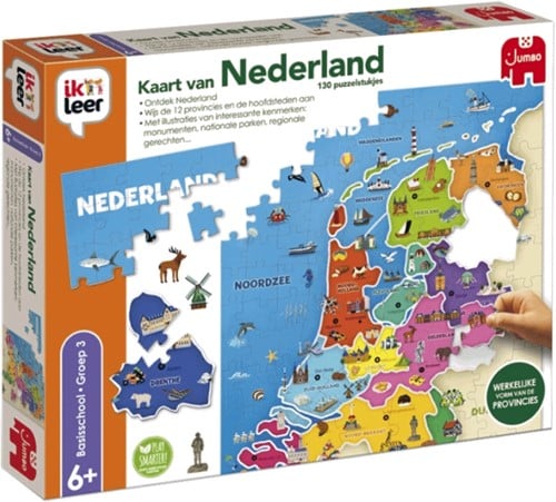 Ik Leer - Kaart van Nederland