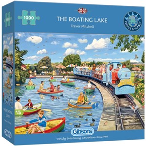 Afbeelding van het spelletje The Boating Lake Puzzel (1000 stukjes)