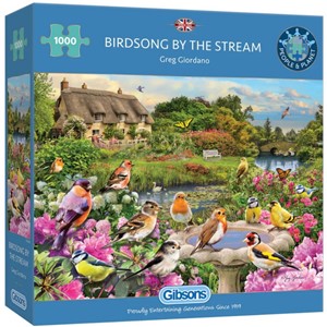 Afbeelding van het spelletje Birdsong by the Stream Puzzel (1000 stukjes)