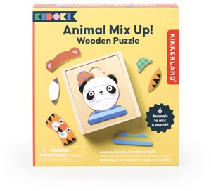 Afbeelding van het spelletje Animal Mix Up! Houten Puzzel