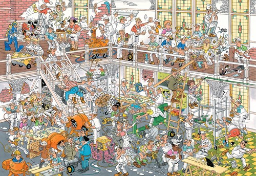 Jan van Haasteren - De Verbouwing Puzzel (3000 stukjes)-2