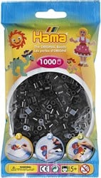 Hama - Strijkkralen Zwart (1000 stuks)