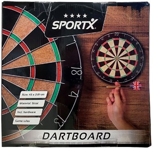 Afbeelding van het spelletje SportX - Dartbord Sisal
