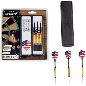 Afbeelding van het spelletje SportX - Dart set in case