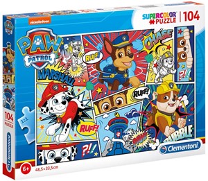 Afbeelding van het spel Paw Patrol Cartoon Puzzel (104 stukjes)