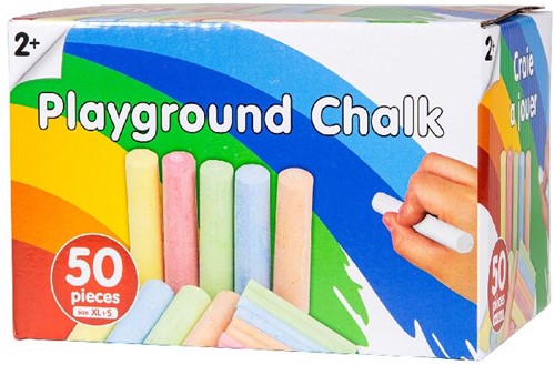 Stoepkrijt (50 stukjes)