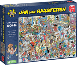 Jan van Haasteren - Bij de Kapper Puzzel (1000 stukjes)