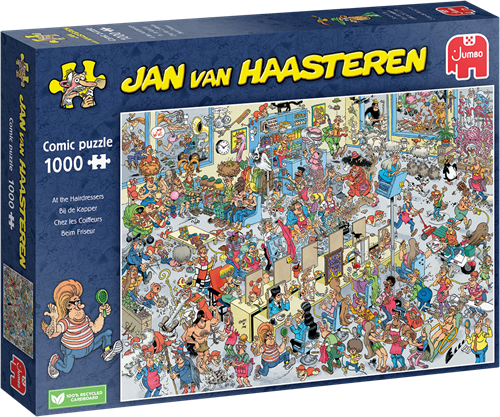 Jan van Haasteren - Bij de Kapper Puzzel (1000 stukjes)