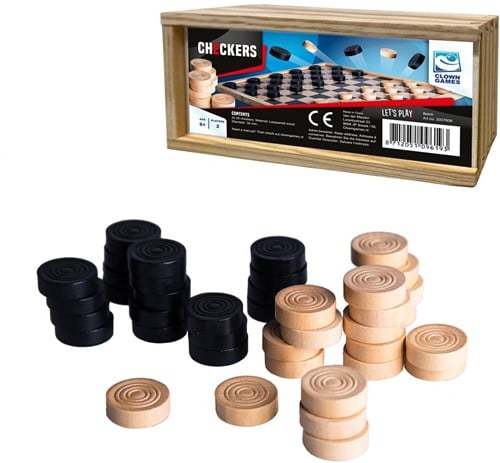 Clown - Damstenen Hout